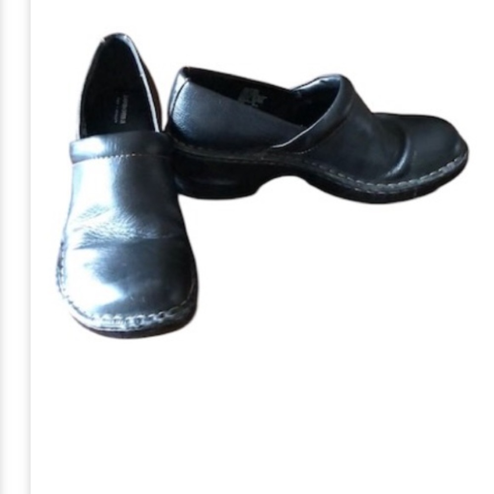 Womens Sonoma - Leather Walking black Clogs - size 10